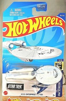 Hot Wheels #80 HW Screen Time-Star Trek 5/10 U.S.S. ENTERPRISE NCC-1701