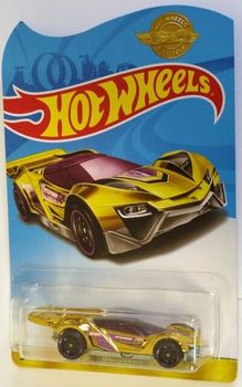 Hot Wheels Blitzspeeder Gold and Purple Chrome 2018 RARE Shiny