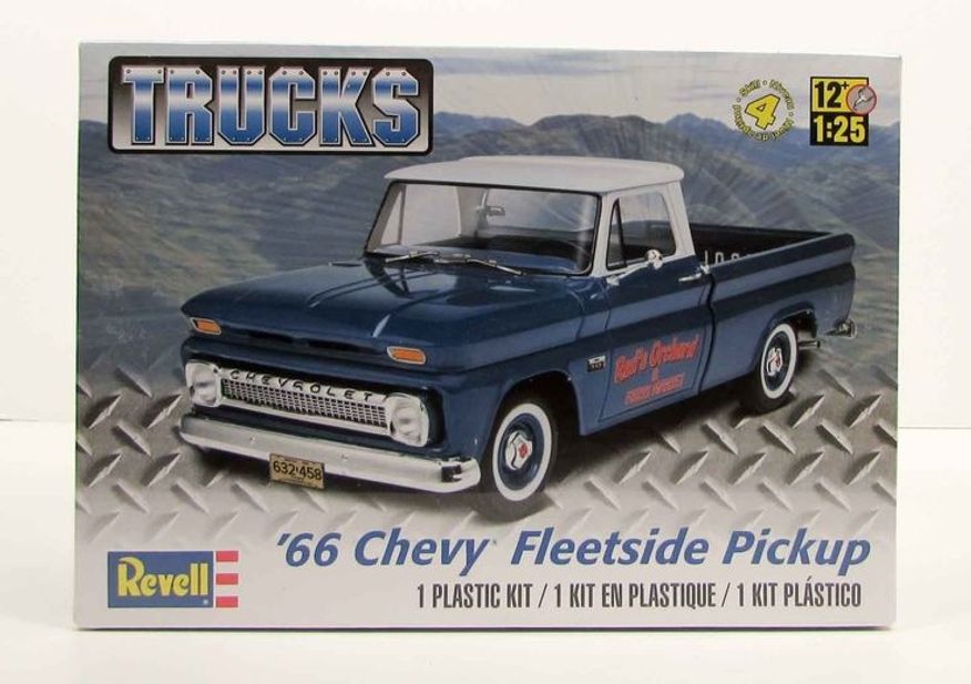 1966 Chevy Fleetside Pickup Plast Byggsats Revell