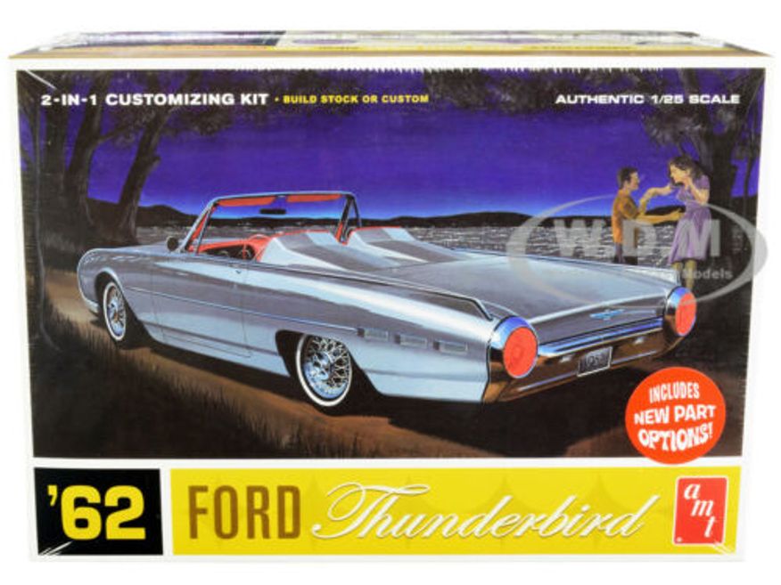 AMT 682 1/25 1962 Ford Thunderbird Plastic Model Kit