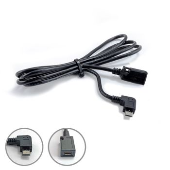 AMPIRE Micro USB förlängningskabel, 120cm