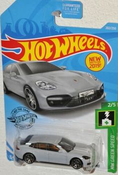 Hot Wheels Green Speed - Porsche Panamera Turbo S E-Hybrid Sport Turismo - 1:64 Scale Die-Cast Model (FYB51)