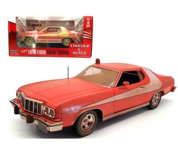 1976 FORD GRAN TORINO "WEATHERED" STARSKY & HUTCH MODEL GREENLIGHT 1:24 84121