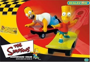 Scalextric Micro The Simpsons 1:64 Scale Race Sets