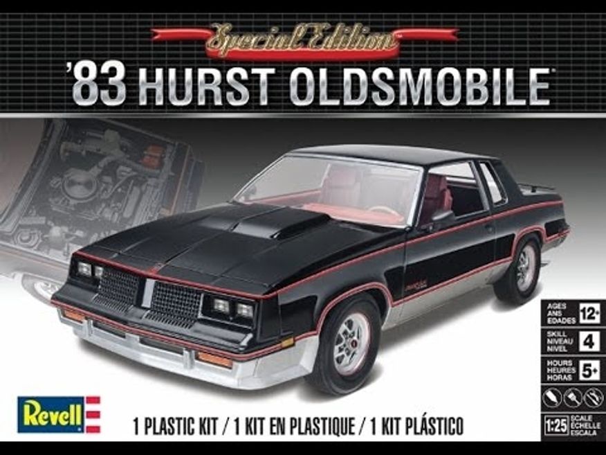 1983 Hurst Oldsmobile Plastbyggsats Revell 85-4317