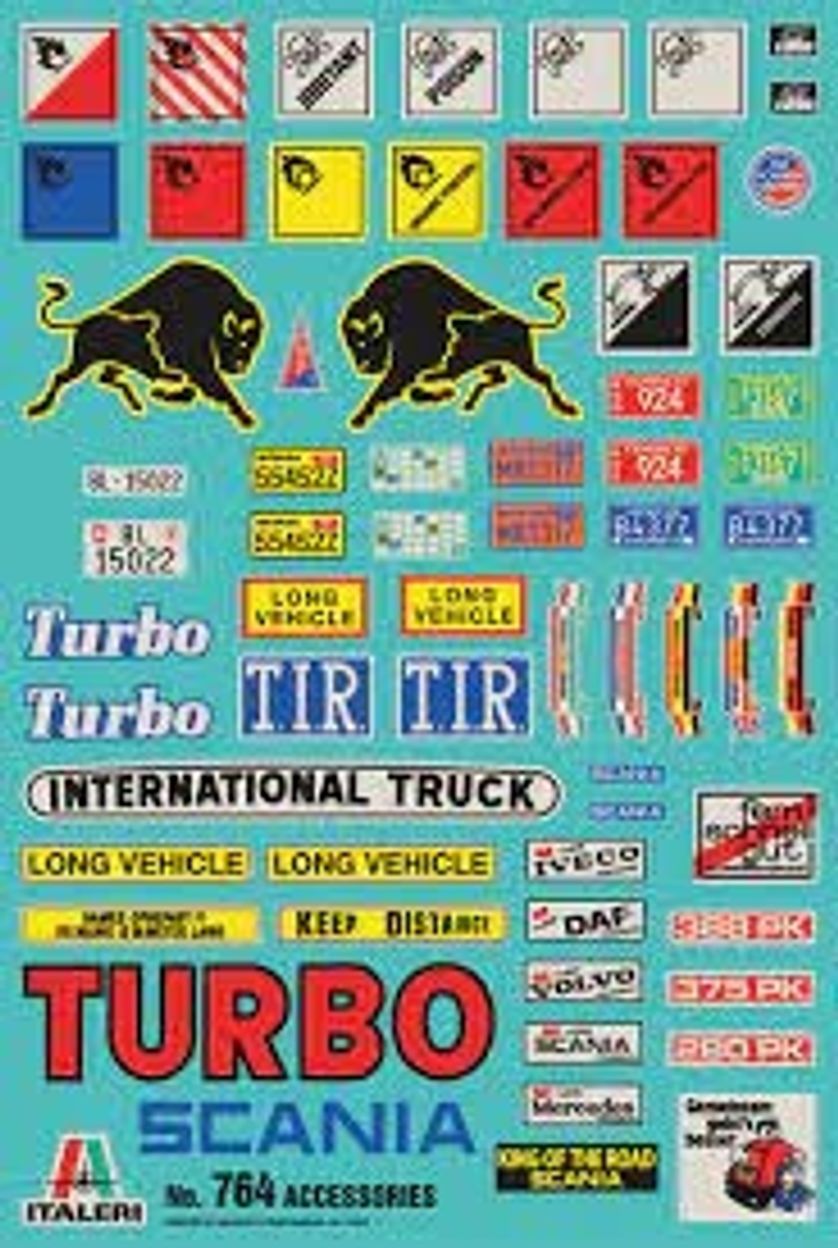 ITALERI Truck Shop Accessories 764