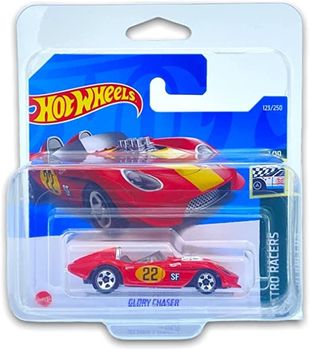 Hot Wheels Glory Chaser (Red) 7/10 Retro Racers 2022 - 123/250 (Short Card) HCX20