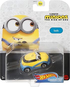 Hot Wheels Mattel GMH78 The Rise of Gru Minions Character Car Bob