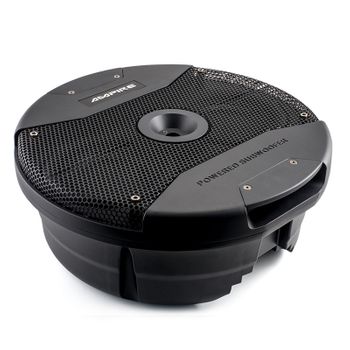 AMPIRE Aktiv-Subwoofer, 2x 16cm (6,5'') 150/300 Watt f&ouml;r Reservhjulet Active6