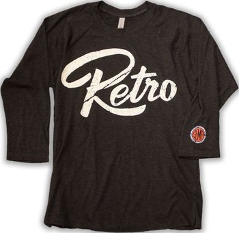 Officiell Retro Logo Raglan 3/4 Ärm - Heather