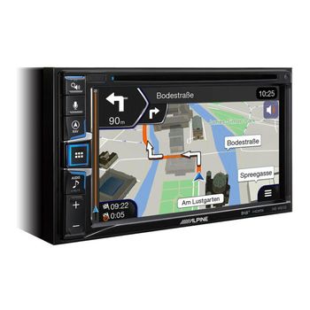 Alpine INE-W611D, Bilstereo med navigation, DAB och Apple CarPlay