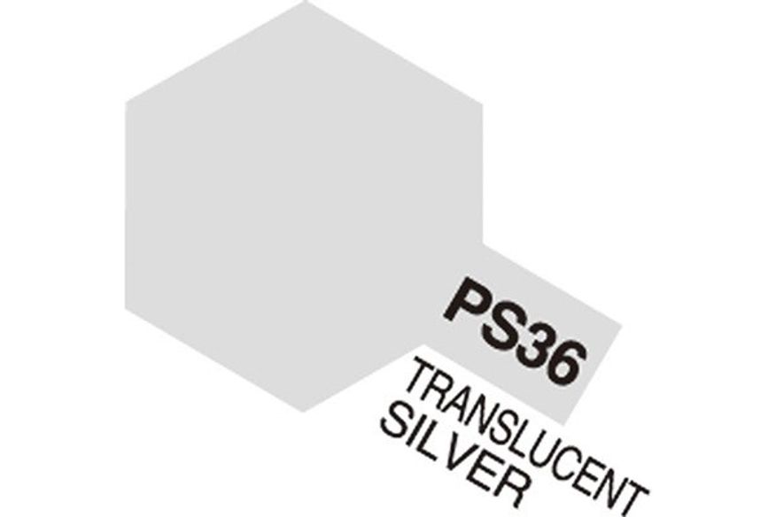 TAMIYA PS-36 TRANSLUCENT SILVER