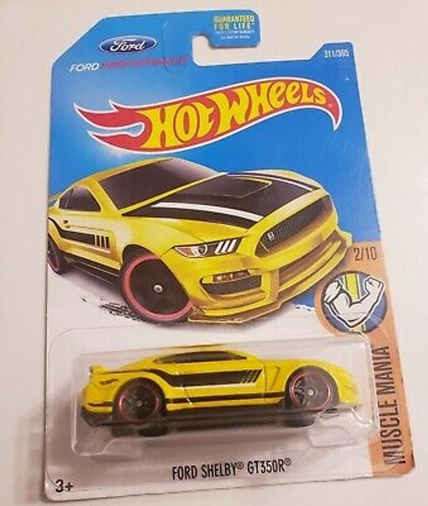 2017 Hot Wheels - Muscle Mania - Ford Shelby GT350R - Yellow