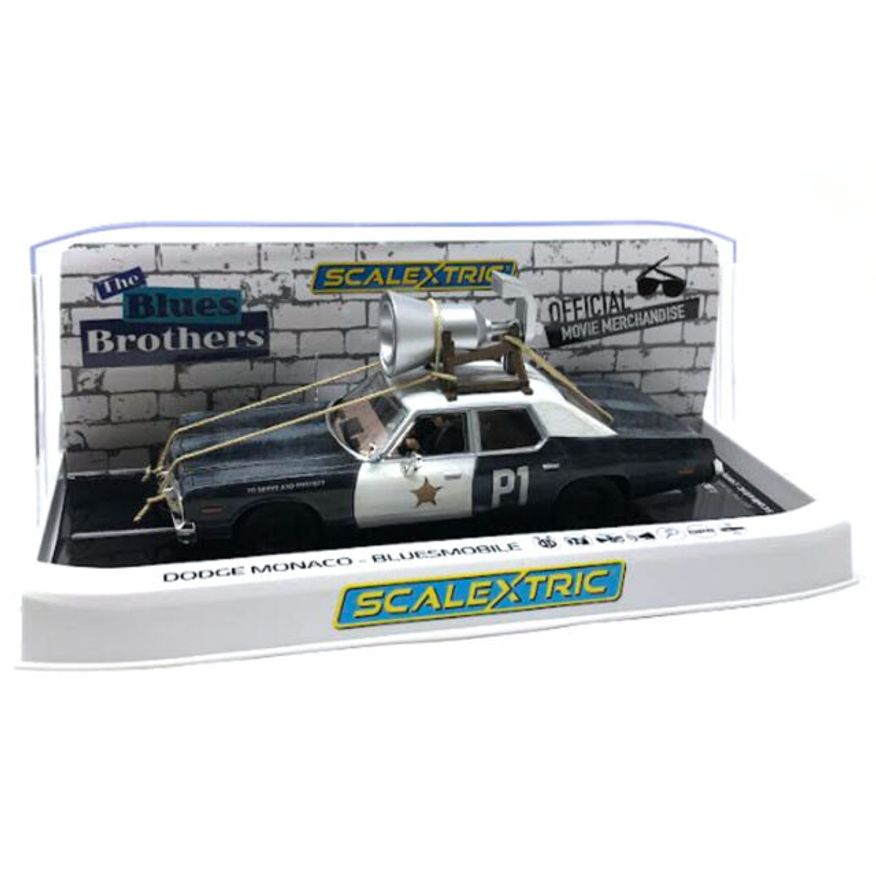 C4322 Scalextric Blues Brothers Dodge Monaco - Bluesmobile 1:32 Film and Television