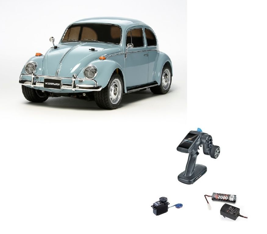 Komplett Radiostyrd Byggsats Tamiya Volkswagen Beetle