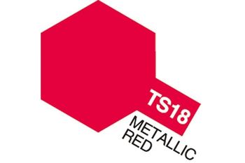 Tamiya TS-18 METALLIC RED  spray