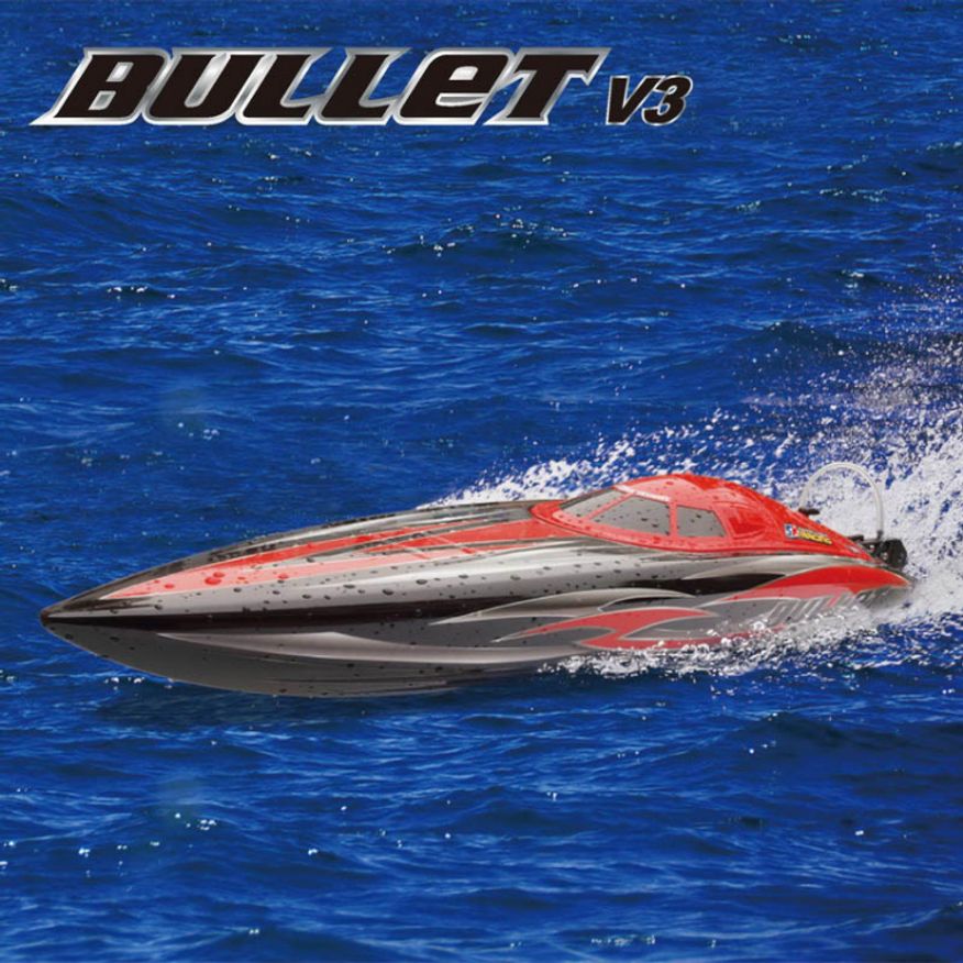 Joysway Bullet Off-shore V3 BL ARTR 2.4G utan Batterier och Laddare* 74cm Lång!