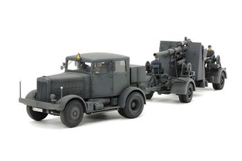 Tamiya 1/48 GERMAN HEAVY TRACTOR SS-100 & 88MM GUN FLAK37