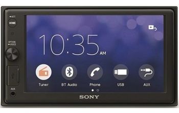 Sony XAV-AX1000 Med Apple Carplay bilstereo med enkeldin-chassi & dubbeldin-skärm
