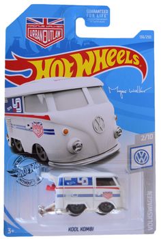 Hot Wheels Volkswagen Series 2/10 Kool Kombi 136/250, White