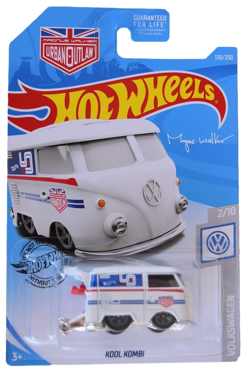 Hot Wheels Volkswagen Series 2/10 Kool Kombi 136/250, White