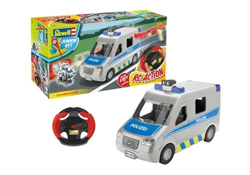 Revell Junior Kit RC Police Van 00972 Radiostyrd byggsats 