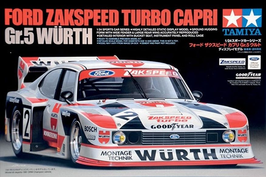 Tamiya Ford Zakspeed Turbo Capri (TT-02) - Wurth  58578