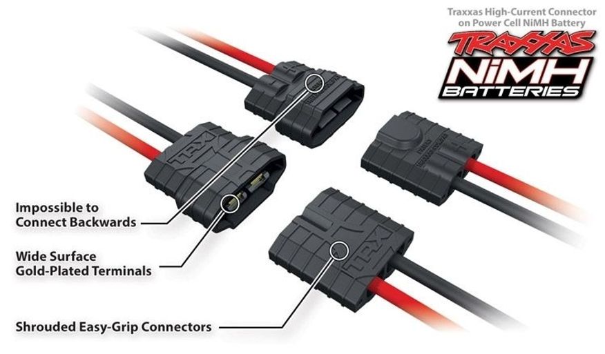 Traxxas NiMH Batteri 8,4V 3000mAh Hump ID-kontakt