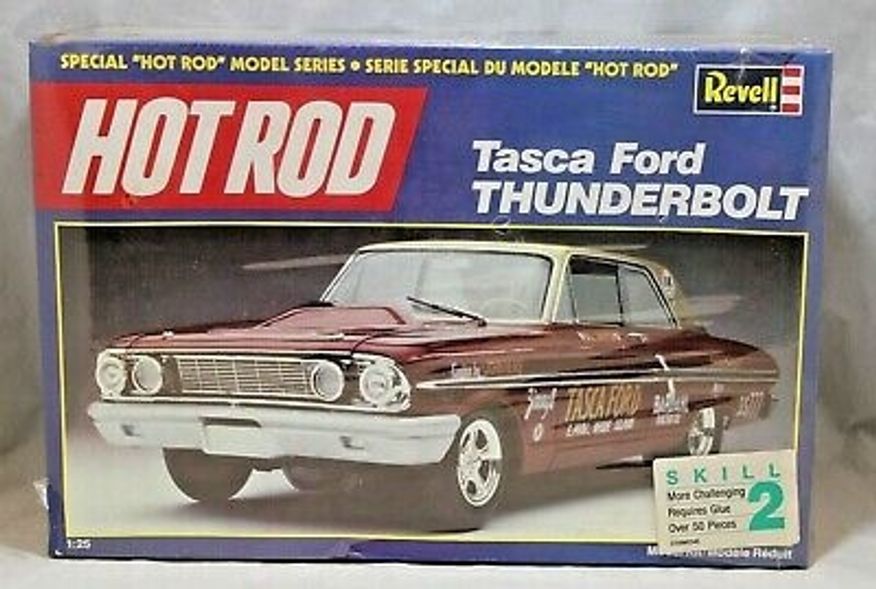 Revell Hot Rod TASCA Ford Thunderbolt Plastic Model Kit  7450 1:25