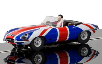 SCALEXTRIC C3878 Jaguar E-Type Union Jack - NEW TOOLING