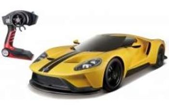 Maisto RC 1/6 Ford GT, yellow with black stripes