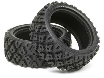 Tamiya 50476 RC RALLY BLOCK TIRE SET 1par 