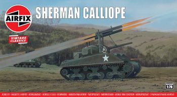 Airfix A02334V 1/76 Sherman Calliope 1:76 Plastbyggsats