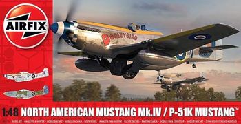 Airfix A05137 North American Mustang Mk.IV/P-51K Mustang 1:48 Byggsats