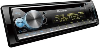 Pioneer DEH-S520BT, bilstereo med Bluetooth och 3x lågnivå