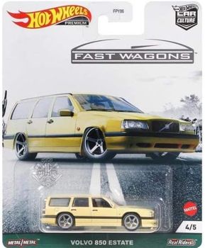 Hot Wheels Car Culture Fast Wagon-Volvo 850 Estate GRJ67 - Yellow