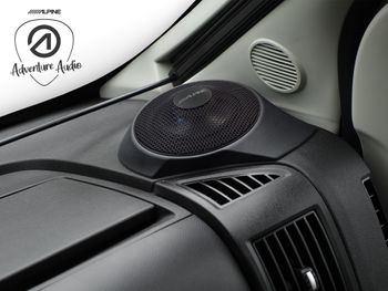 Alpine SPC-R100-DU 12cm rundstrålande högtalare –  Specialanpassat för Fiat Ducato