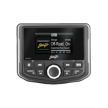 Stinger SPXM1 Marin/Motorsport mediaspelare Radio