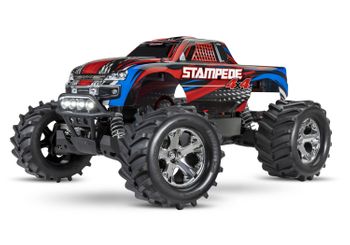 TRAXXAS STAMPEDE 4X4 1/10 RTR TQ R&Ouml;D LED - MED BATT/LADDARE