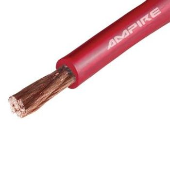 Ampire 6mm&sup2; R&ouml;d Str&ouml;m Kabel 99,9% Koppar