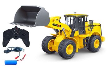 HUINA Radiostyrd  Hjullastare R/C 1:16, 2,4GHz Lipo, 11 Kanalers