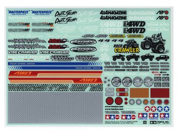 TAMIYA 54630 SPONSOR STICKER SET (for OFF-ROAD CAR)