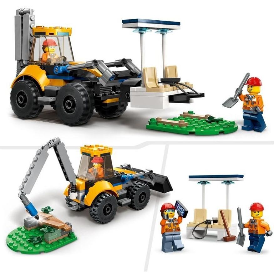 LEGO City 60385 - Bygggrävmaskin