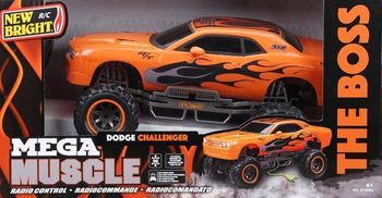 New Bright Mega Muscle 45 cm (Orange) Stor Radiostyrd Bil RTR