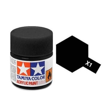Tamiya 81501 Akryl färg X-1 Black 10ml