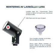 LightsOn Marksport Start Pack Luna (svart)