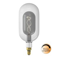 Dimbar Dekorationslampa Sundsvall Klar/Titanium LED 3W 100lm E27