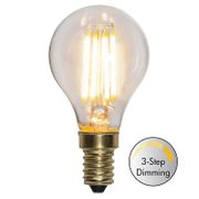 Dimbar Klotlampa Soft Glow LED 4,0W 400lm E14 3-step dimming