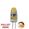 Kallvit Dimbar Stiftlampa LED 0,95W 95lm G4