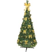 Julgran med LED Pop-Up-Tree Guld 185cm
